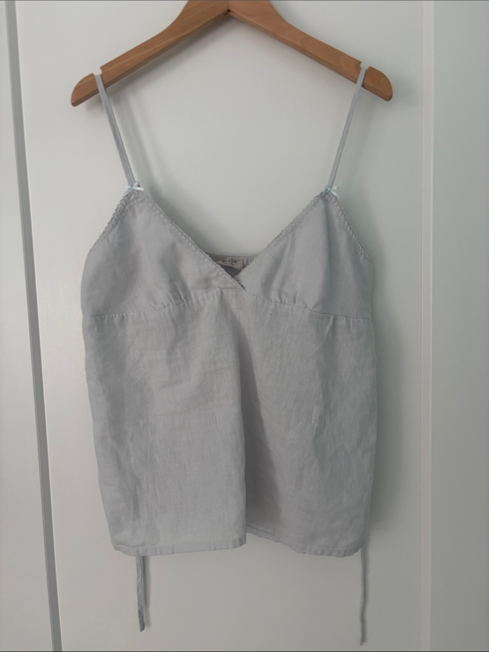 Brandy Melville Light Gray Linen Cami